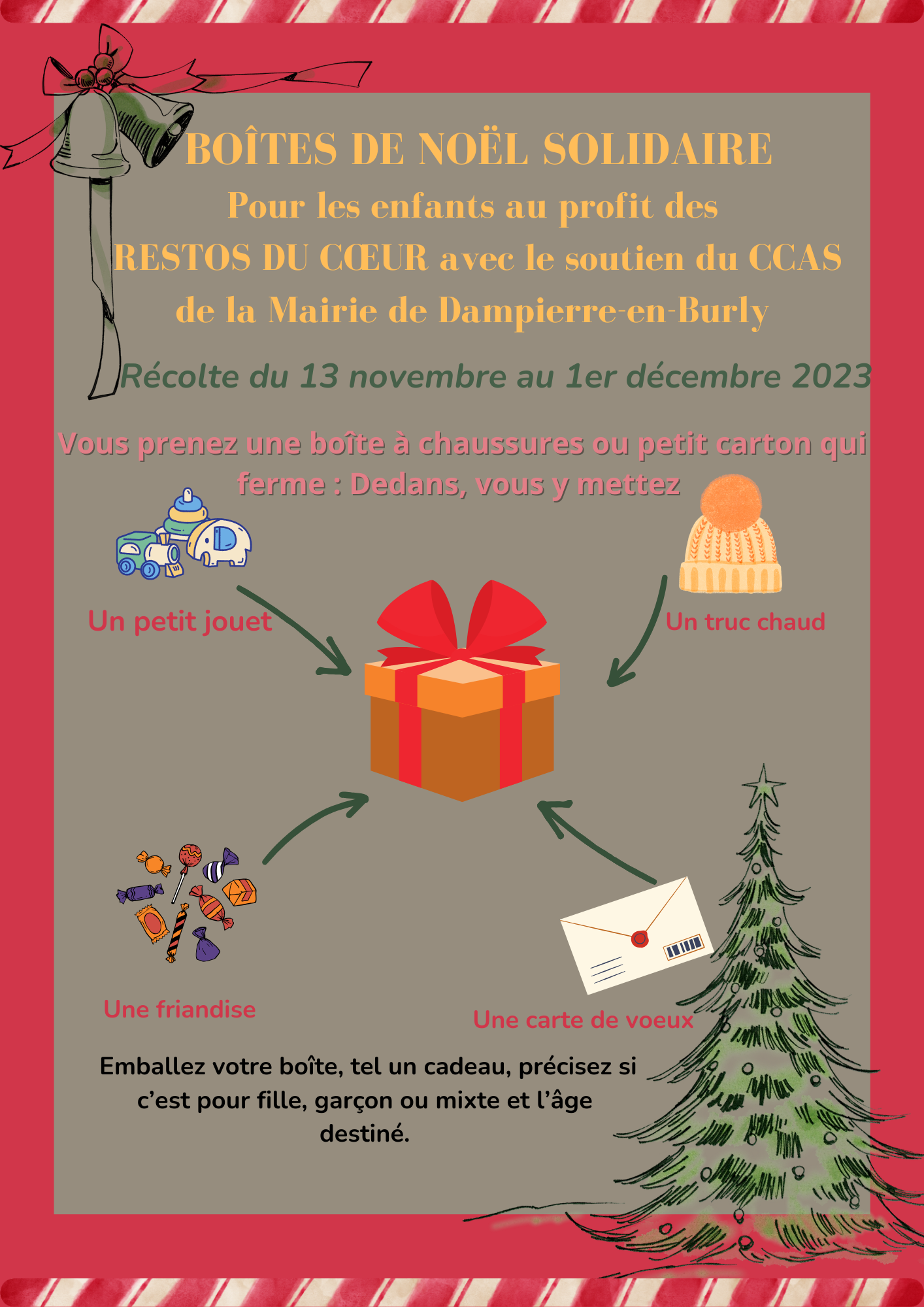 Boîte cadeau enfant Noël 23